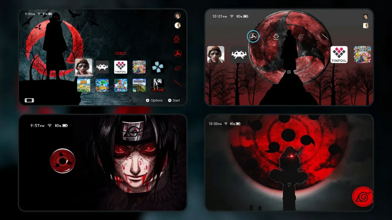 ☆ITACHI☆ Itachi Uchiha | Switch Theme Packs | Themezer