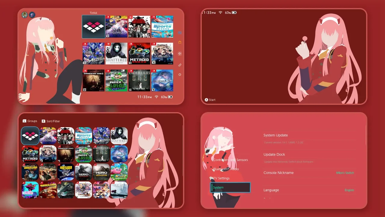 Project Zero Two | Switch Theme Packs | Themezer