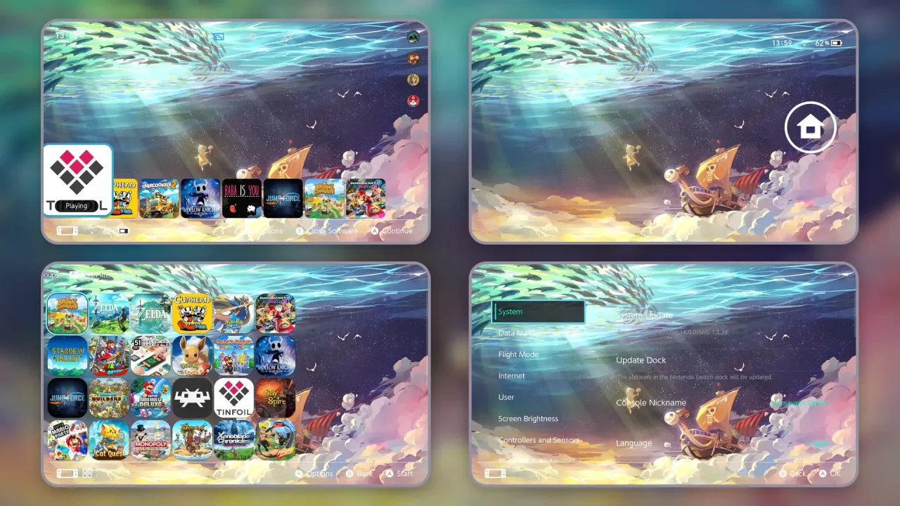 Going Merry | Switch Theme Packs | Themezer