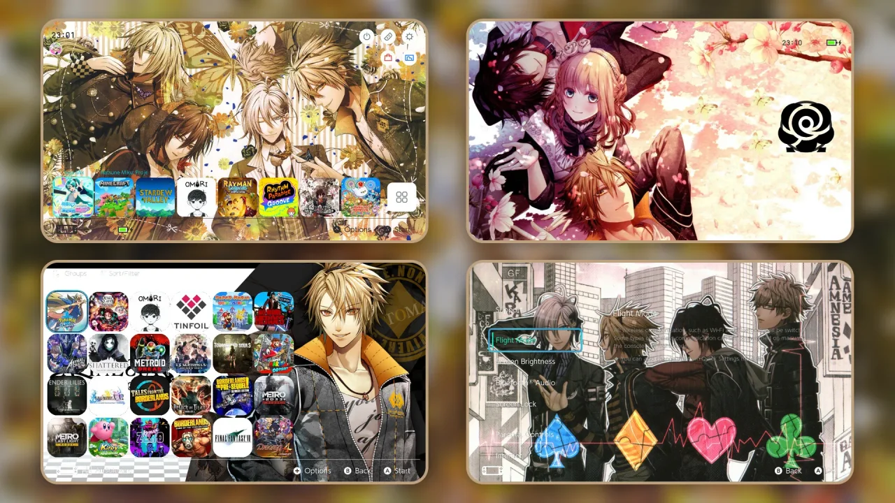 Amnesia memories Toma pack | Switch Theme Packs | Themezer
