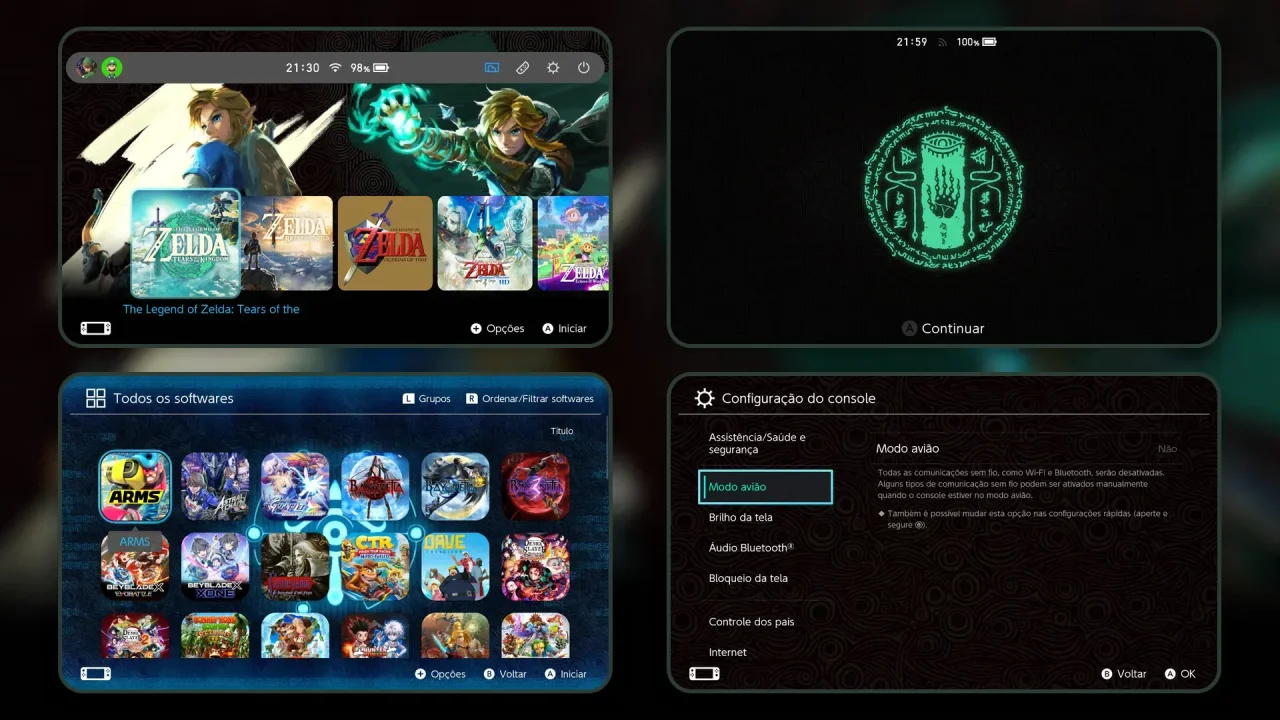 Zelda Switch Mashup | Switch Theme Packs | Themezer