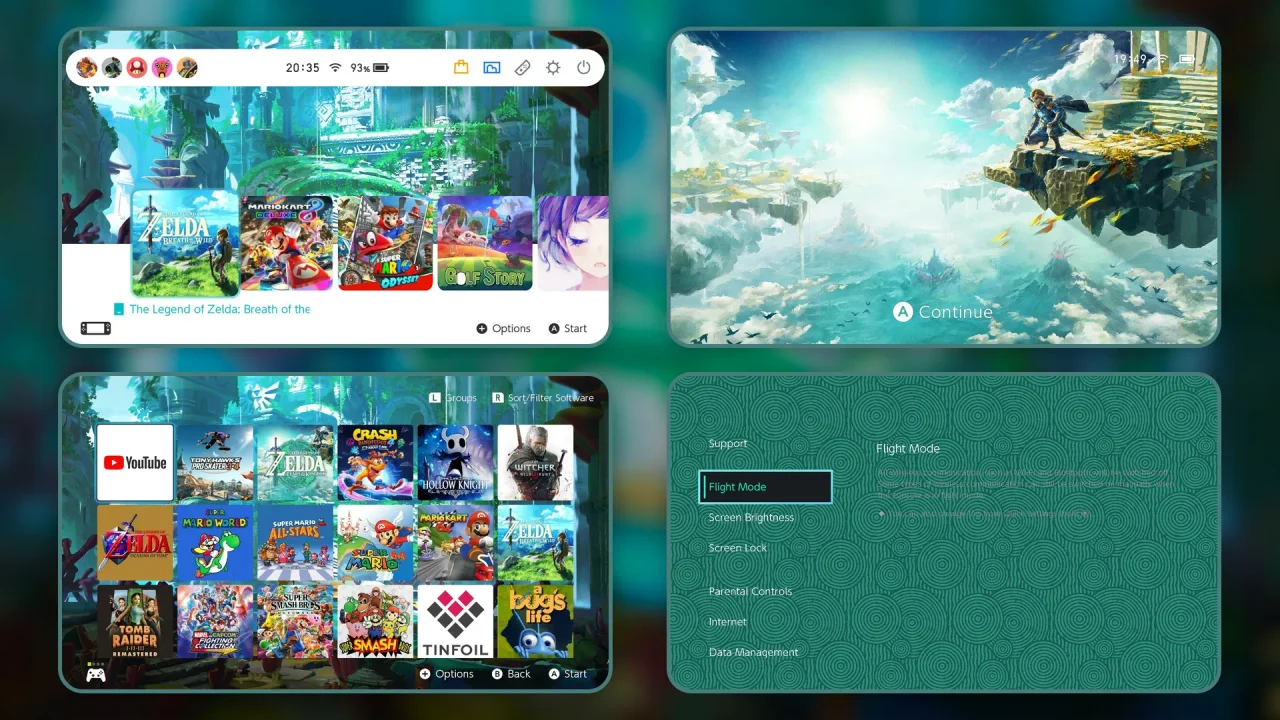 Zelda Totk THE BEST | Switch Theme Packs | Themezer