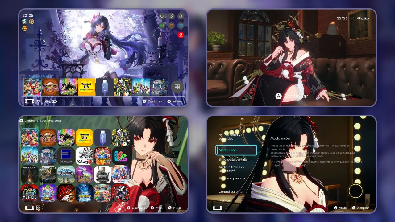 NTE - Hotori Pack | Switch Theme Packs | Themezer