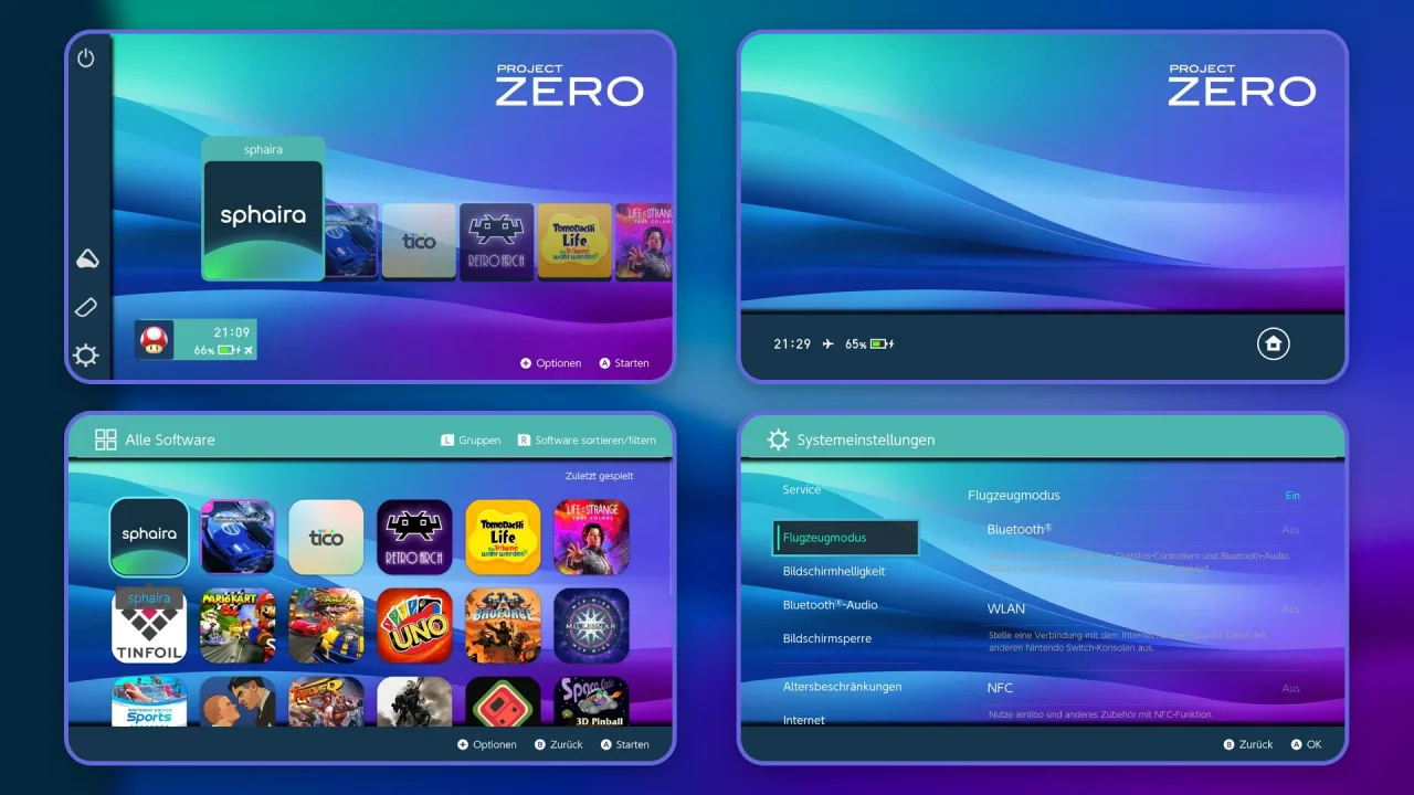 Project ZERO | Switch Theme Packs | Themezer