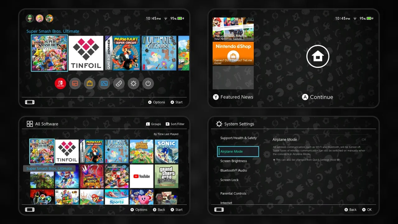 Smash Bros Icons | Switch Theme Packs | Themezer
