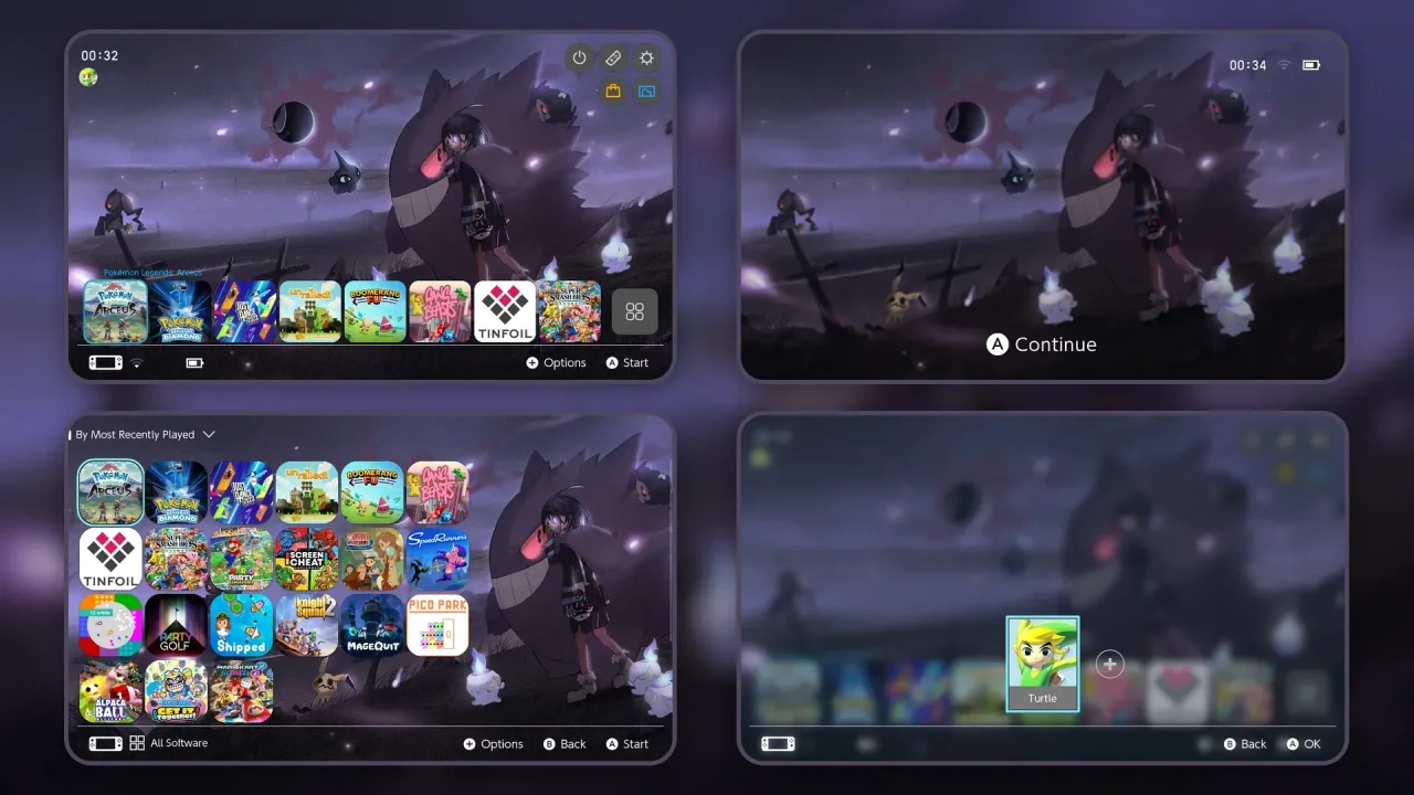 Gengar Pokemon Theme | Switch Theme Packs | Themezer