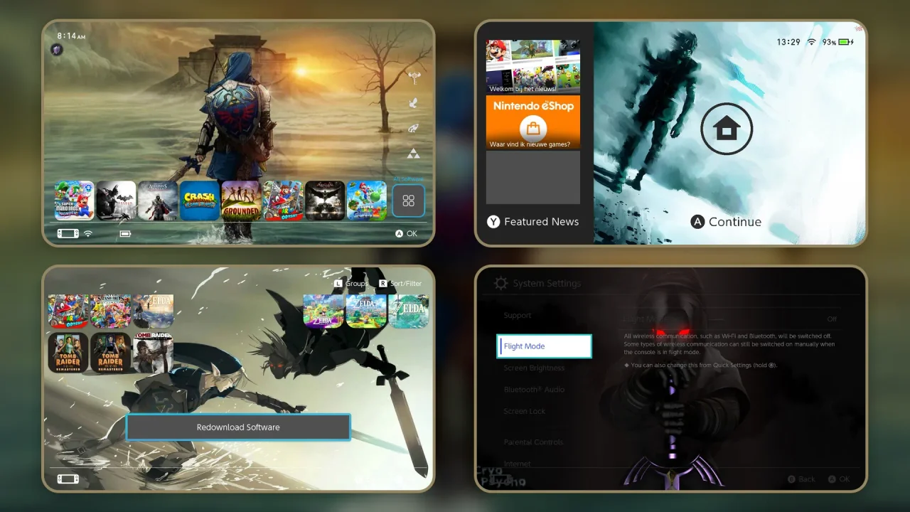Dark Link | Switch Theme Packs | Themezer
