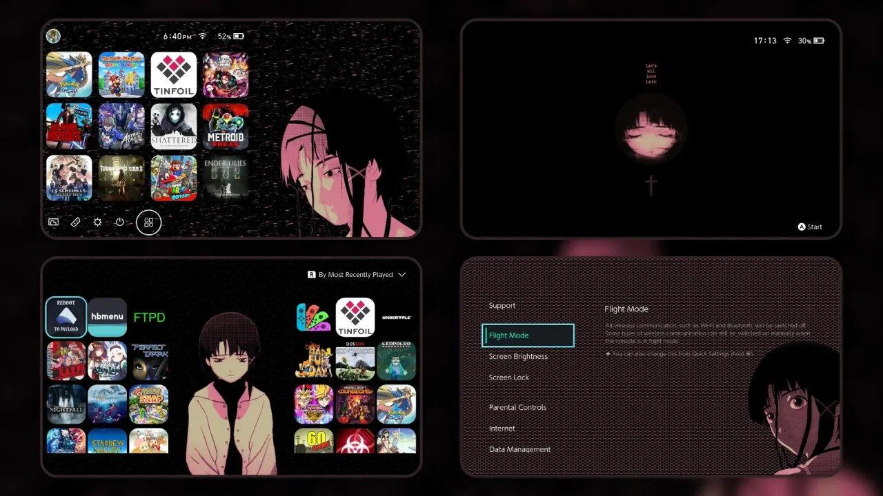 Serial Experiments Lain - Pack | Switch Packs | Themezer