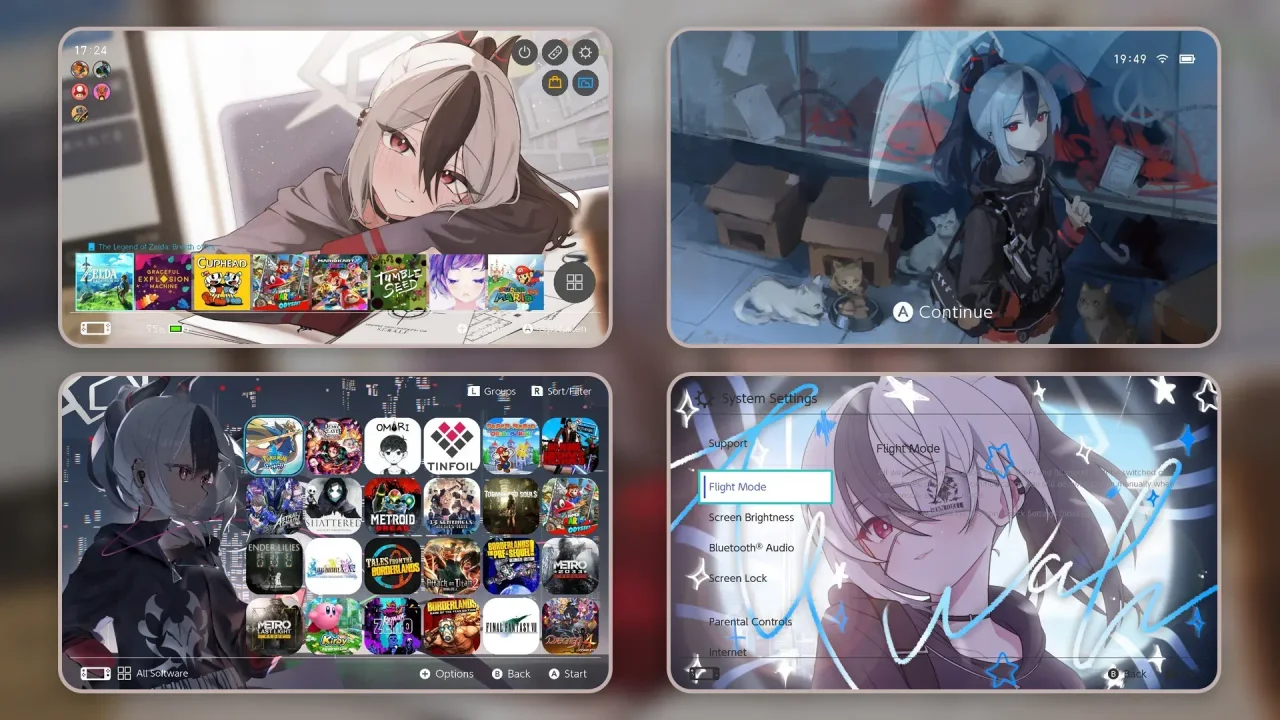 Kayoko | Switch Theme Packs | Themezer