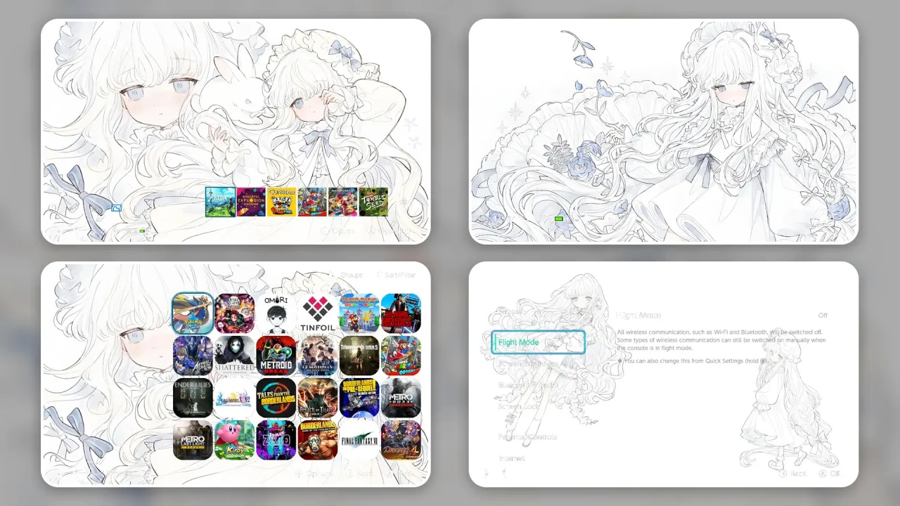 Minimalist and Cute | Switch Theme Packs | Themezer