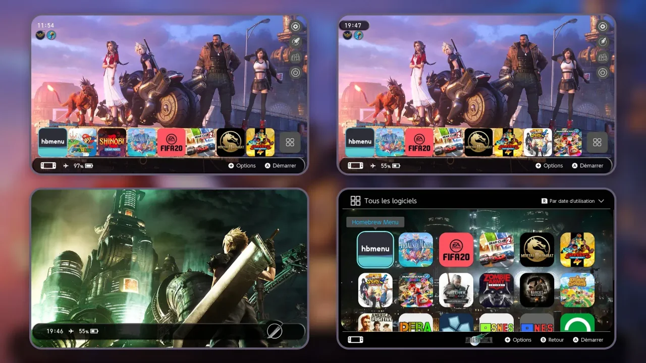 FFVII Remake - Cloud | Switch Theme Packs | Themezer