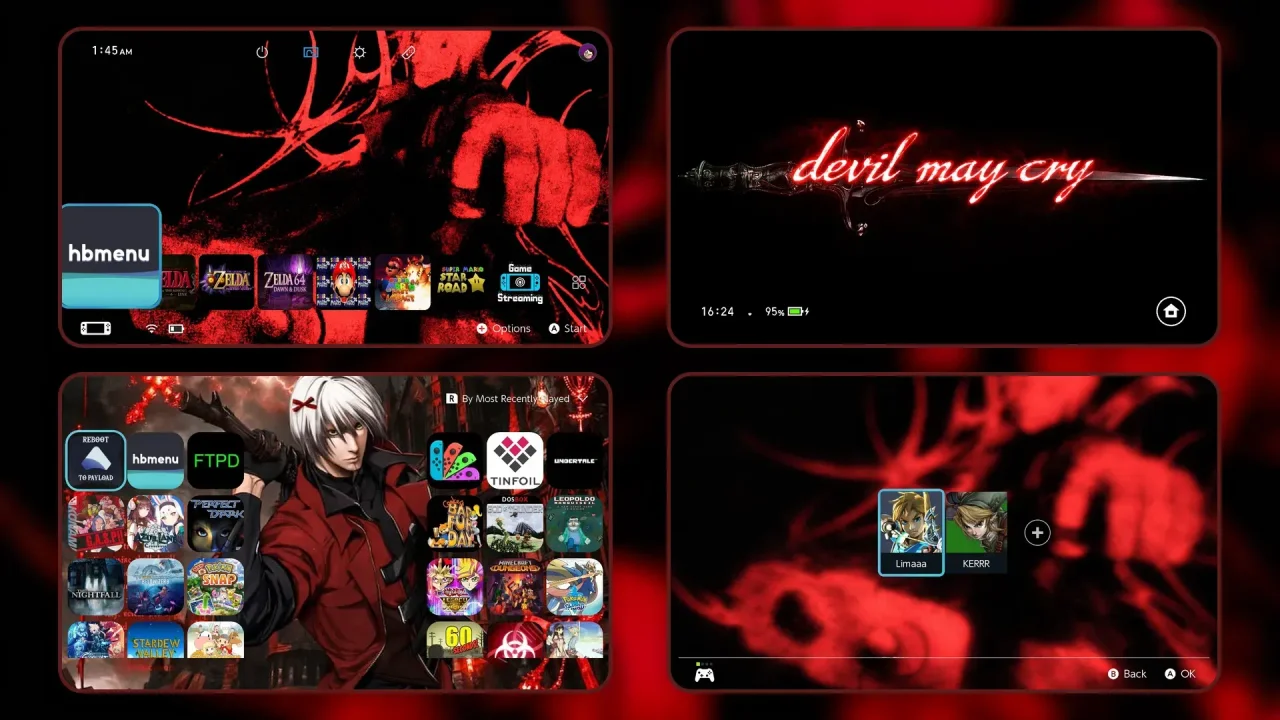 DEVIL MAY CRY THEME | Switch Theme Packs | Themezer