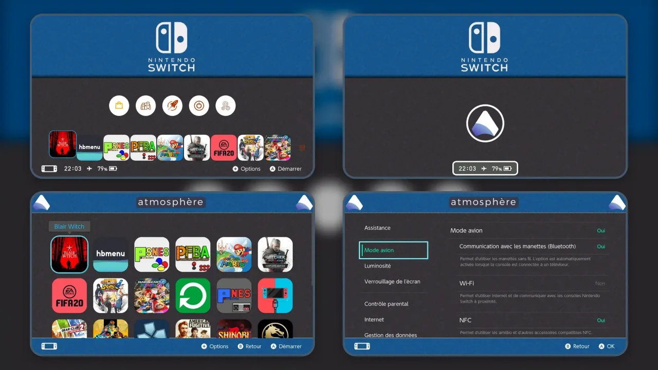 Nintendo Atmosphere Minimal mod v5.1 | Switch Theme Packs | Themezer
