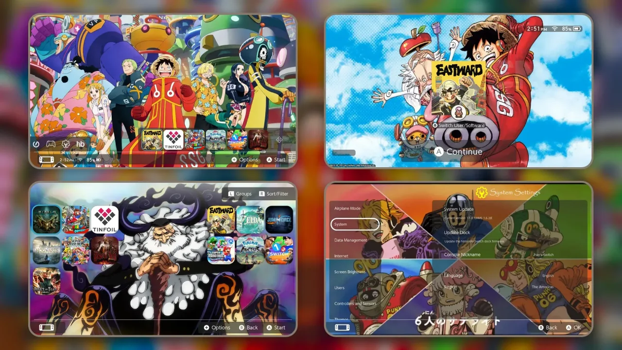 One Piece Egghead Arc | Switch Theme Packs | Themezer