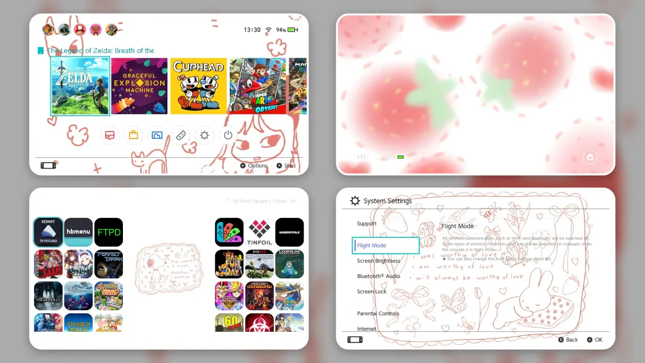 Red Theme | Switch Theme Packs | Themezer