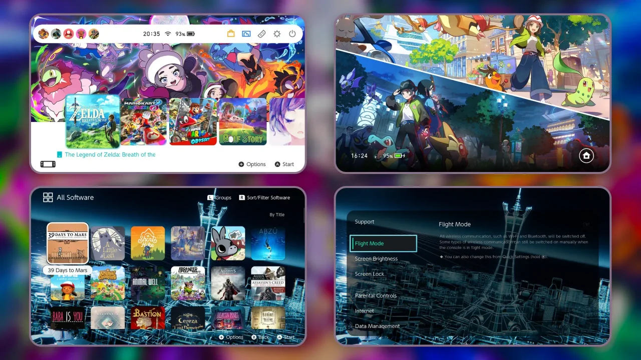 Pokemon Legends Z-A | Switch Theme Packs | Themezer