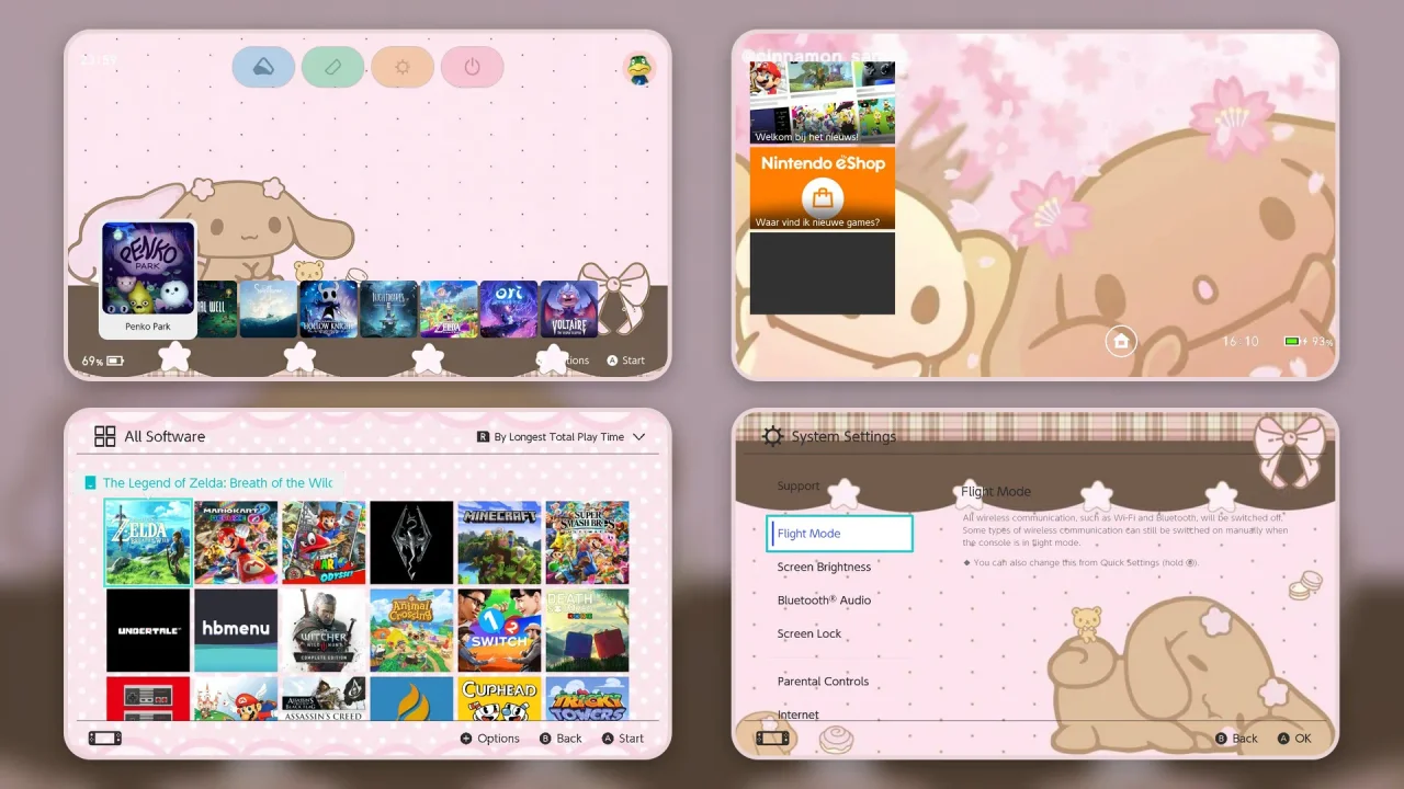 Neopolitan Cinna Mocha | Switch Theme Packs | Themezer