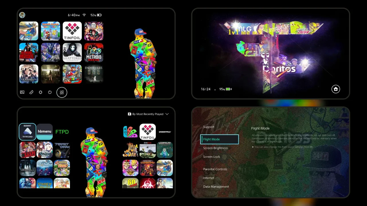 the mlg pack | Switch Theme Packs | Themezer
