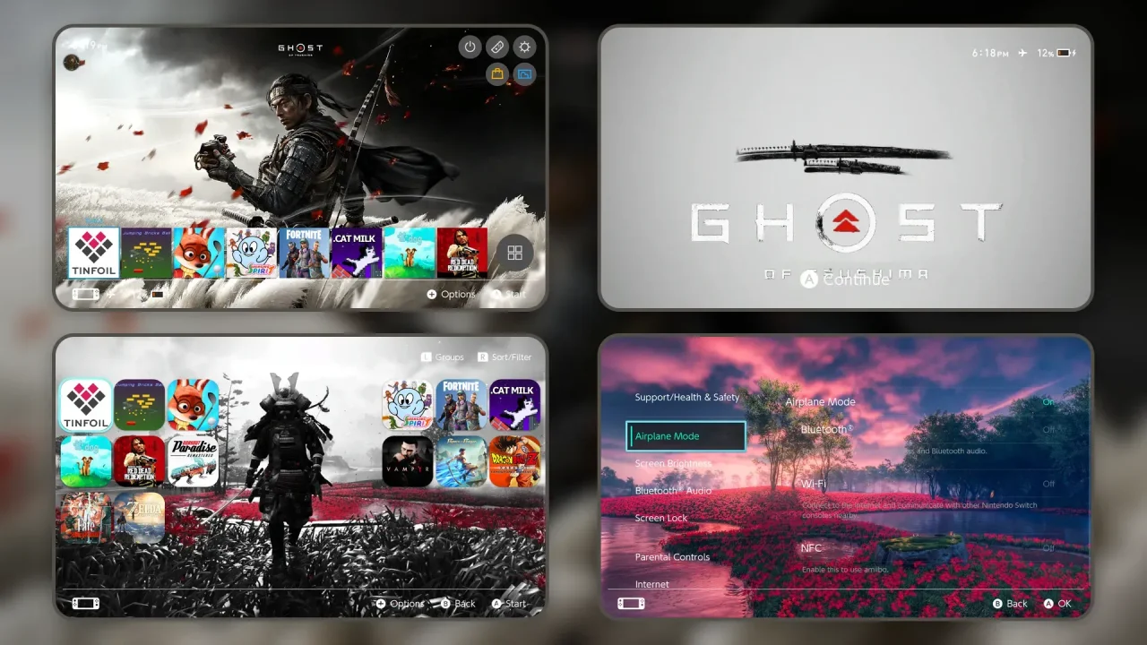 Ghost of Tsushima | Switch Packs | Themezer