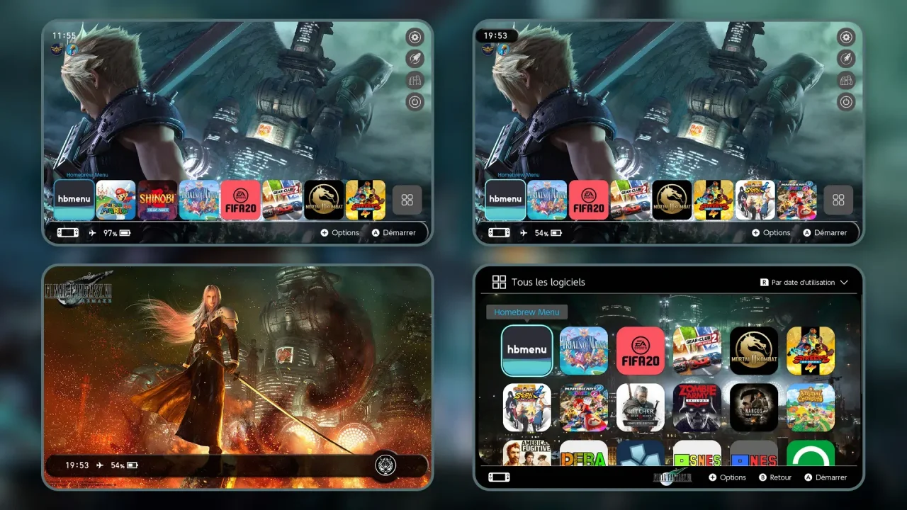 FFVII Remake Sephiroth | Switch Theme Packs | Themezer