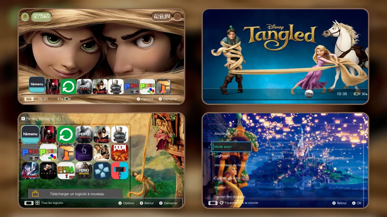 Tangled (Raiponce) | Switch Packs | Themezer