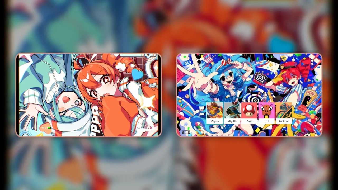 Vocaloids | Switch Theme Packs | Themezer