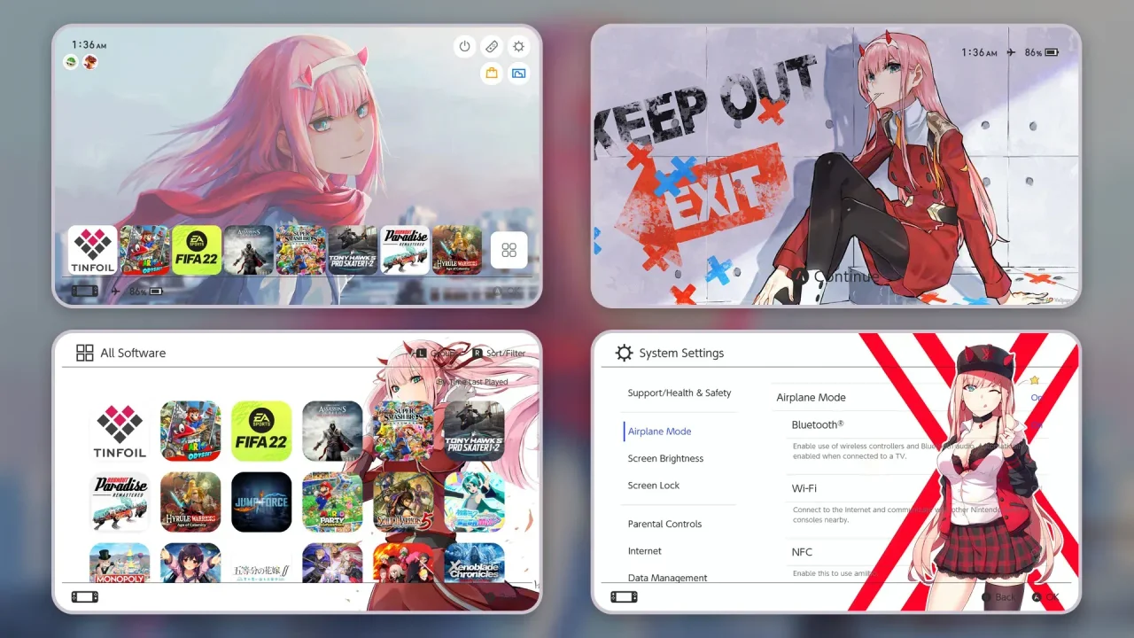 002 Clean White Pack v1 | Switch Theme Packs | Themezer