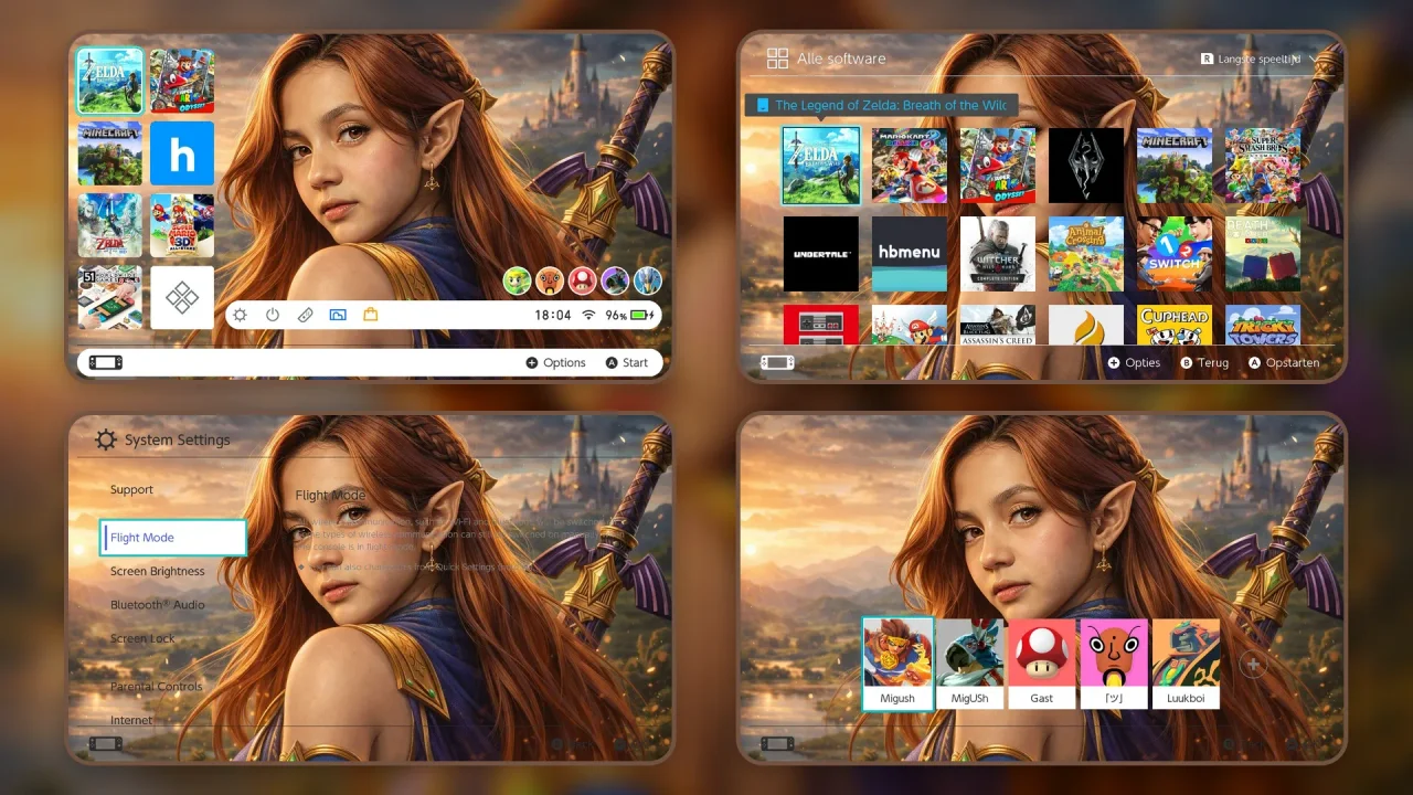 Zelda | Switch Theme Packs | Themezer