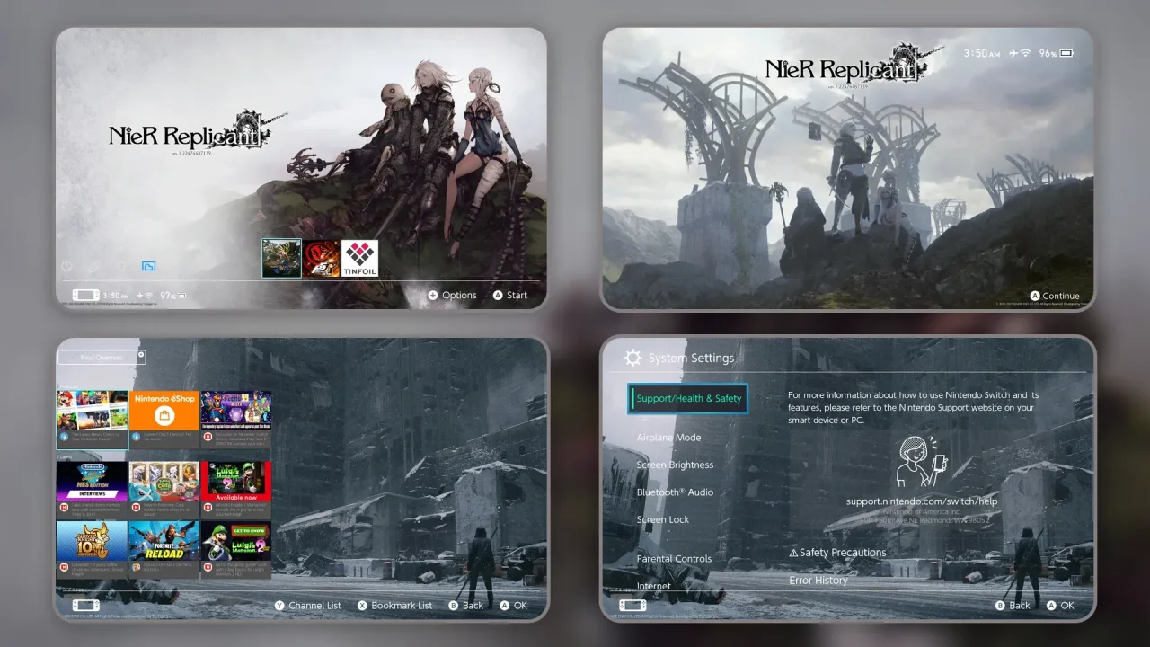 Simple Replicant | Switch Theme Packs | Themezer