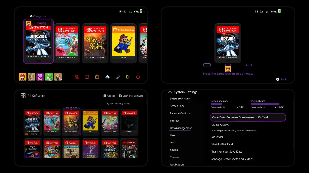 Cartopeia OLED | Switch Theme Packs | Themezer
