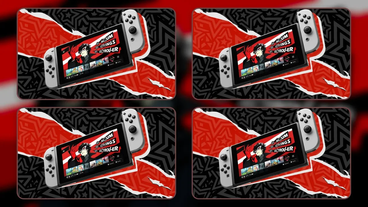 Persona 5 Dark | Switch Theme Packs | Themezer