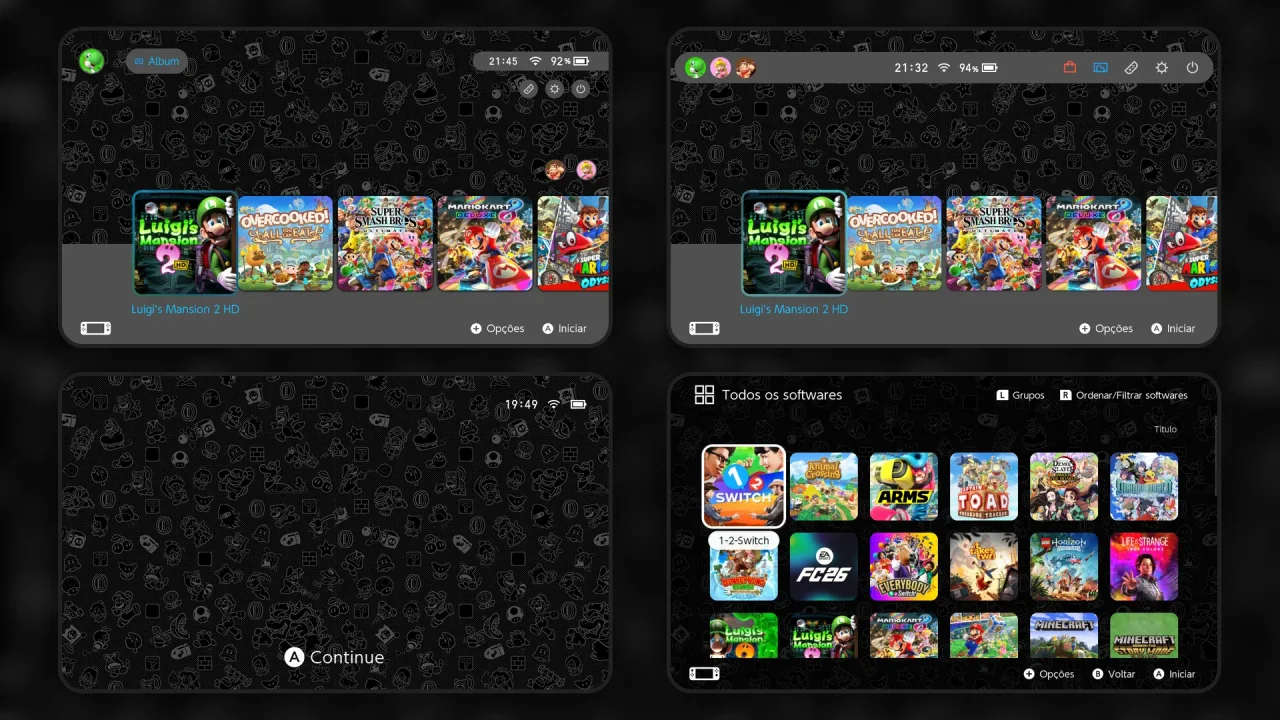 Mario Icons | Switch Theme Packs | Themezer