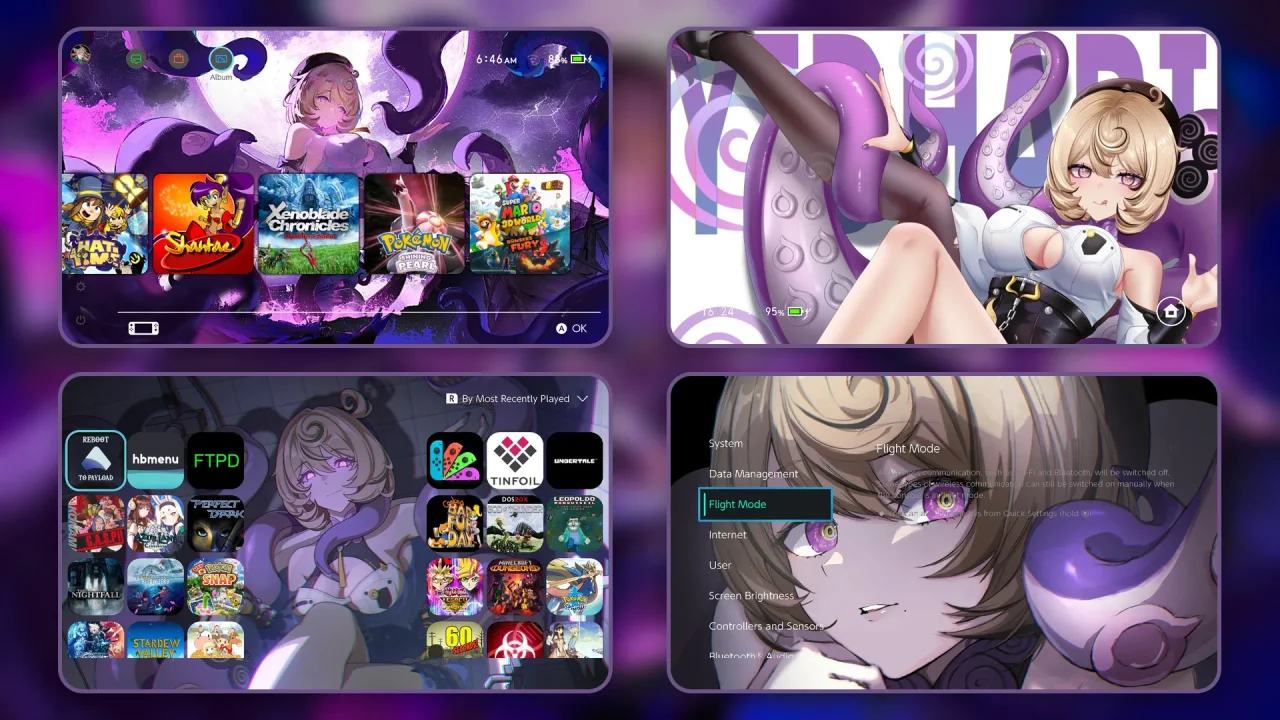 yidhari pack | Switch Theme Packs | Themezer