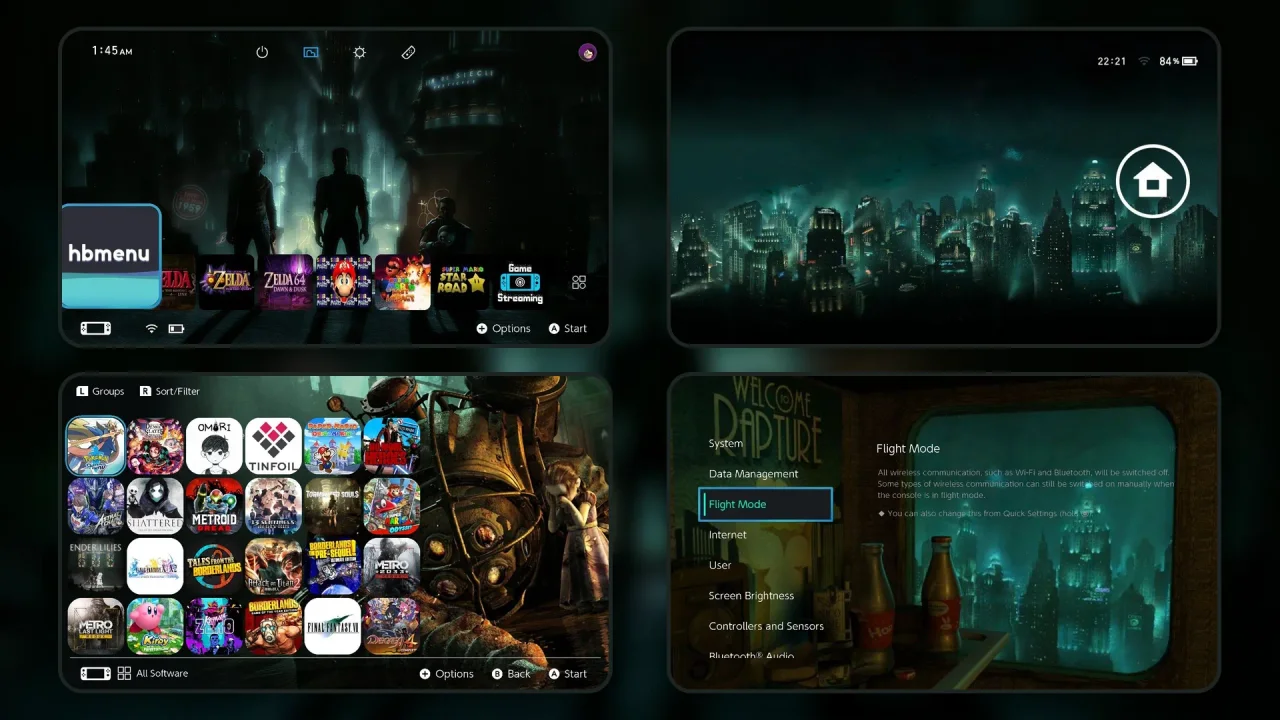 Bioshock - Rapture | Switch Theme Packs | Themezer