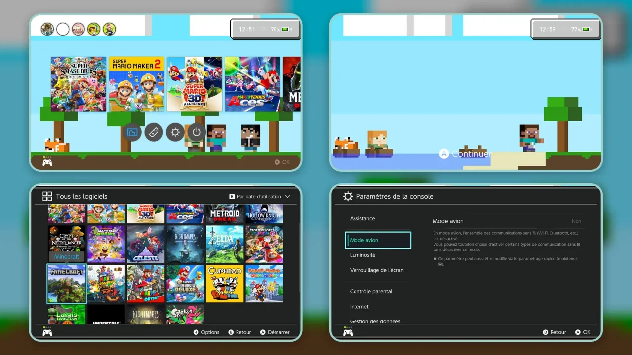 Minecraft_Pixels | Switch Theme Packs | Themezer