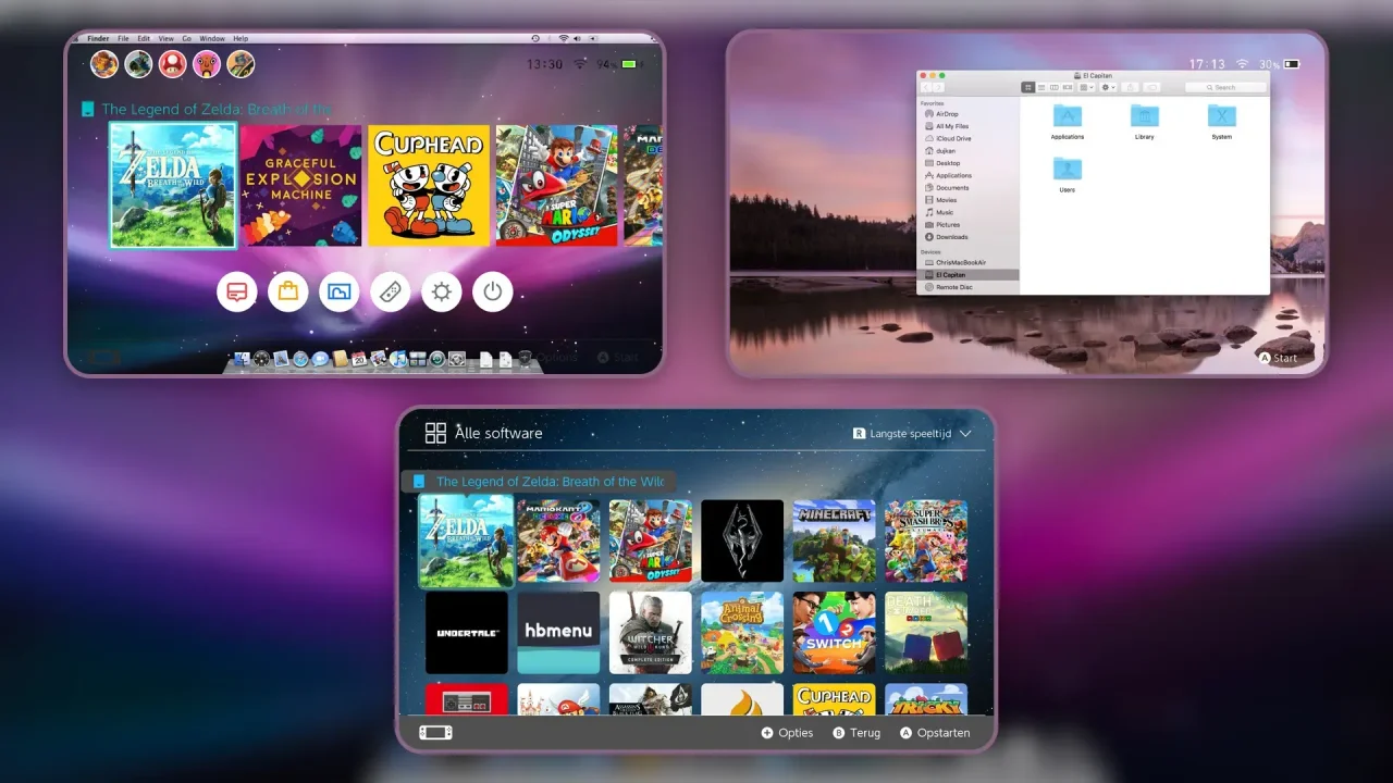 Mac OS X Pack | Switch Theme Packs | Themezer