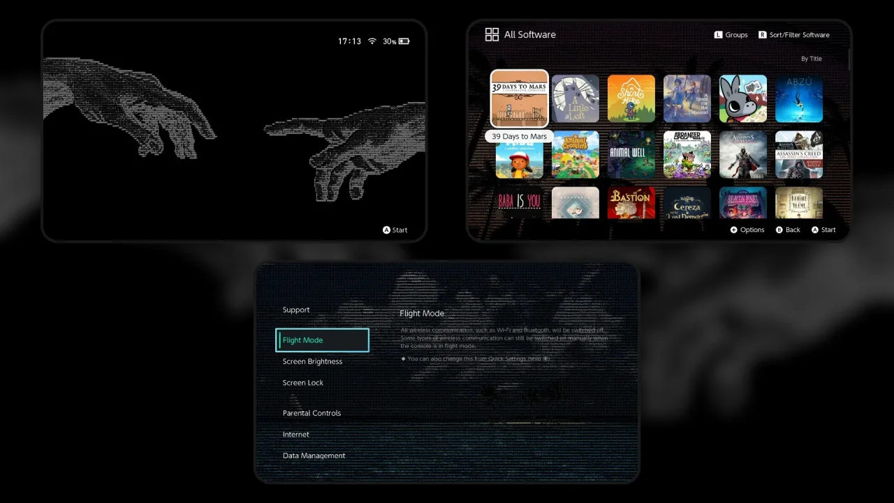 ascii anyelo | Switch Theme Packs | Themezer