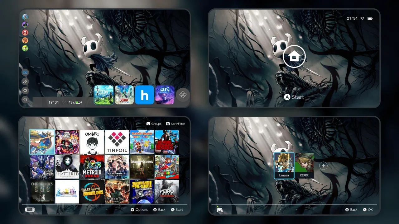 Hollow Pack | Switch Theme Packs | Themezer