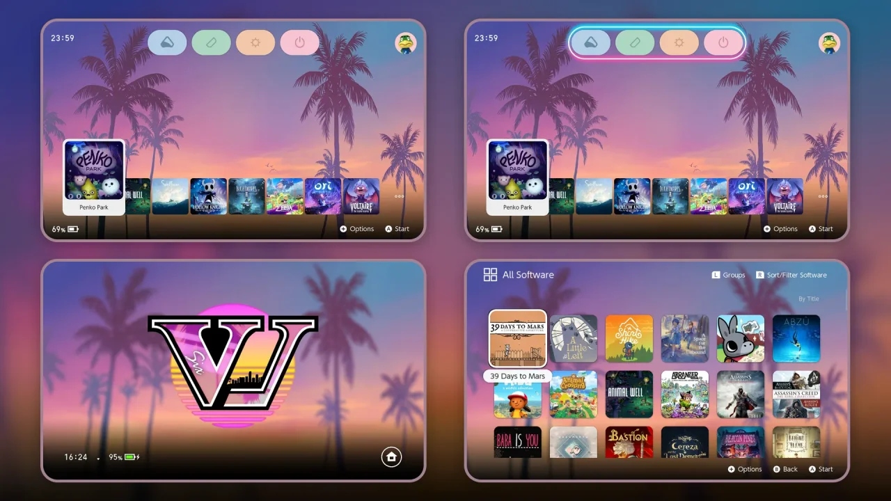 GTA VI Clean - Pack | Switch Theme Packs | Themezer