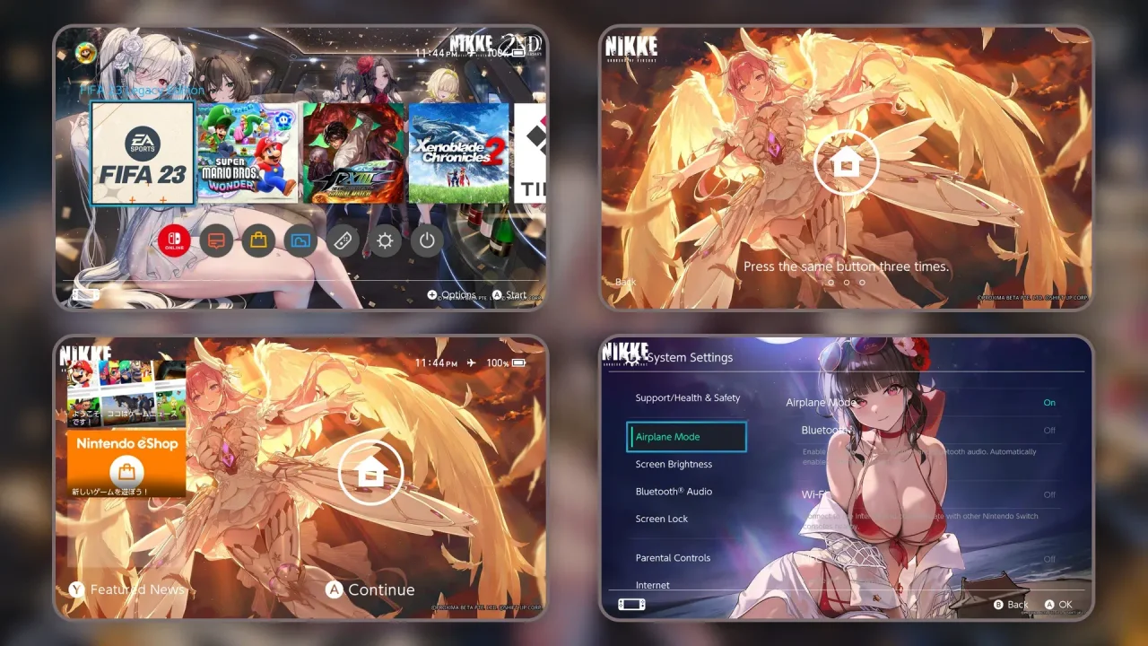 Nikke 2p0 | Switch Theme Packs | Themezer