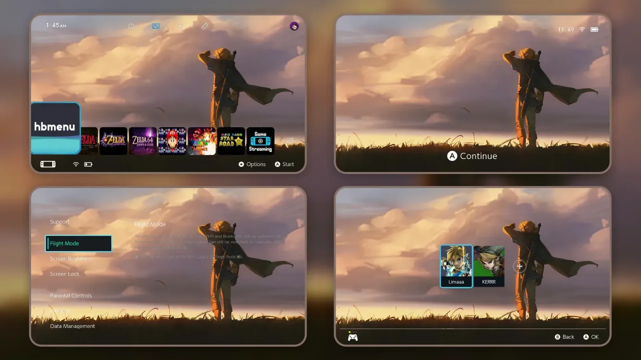 Zelda BOTW (Link) Pack | Switch Theme Packs | Themezer