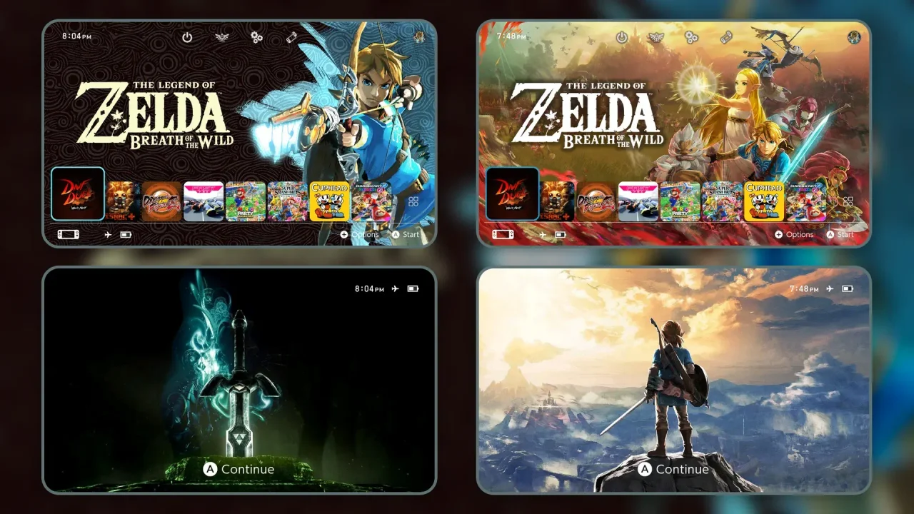 Zelda Breath of the Wild | Switch Theme Packs | Themezer