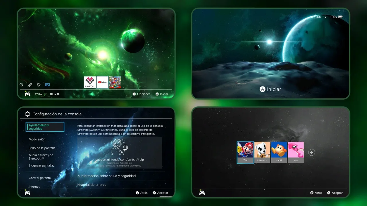 Universe Themes | Switch Theme Packs | Themezer