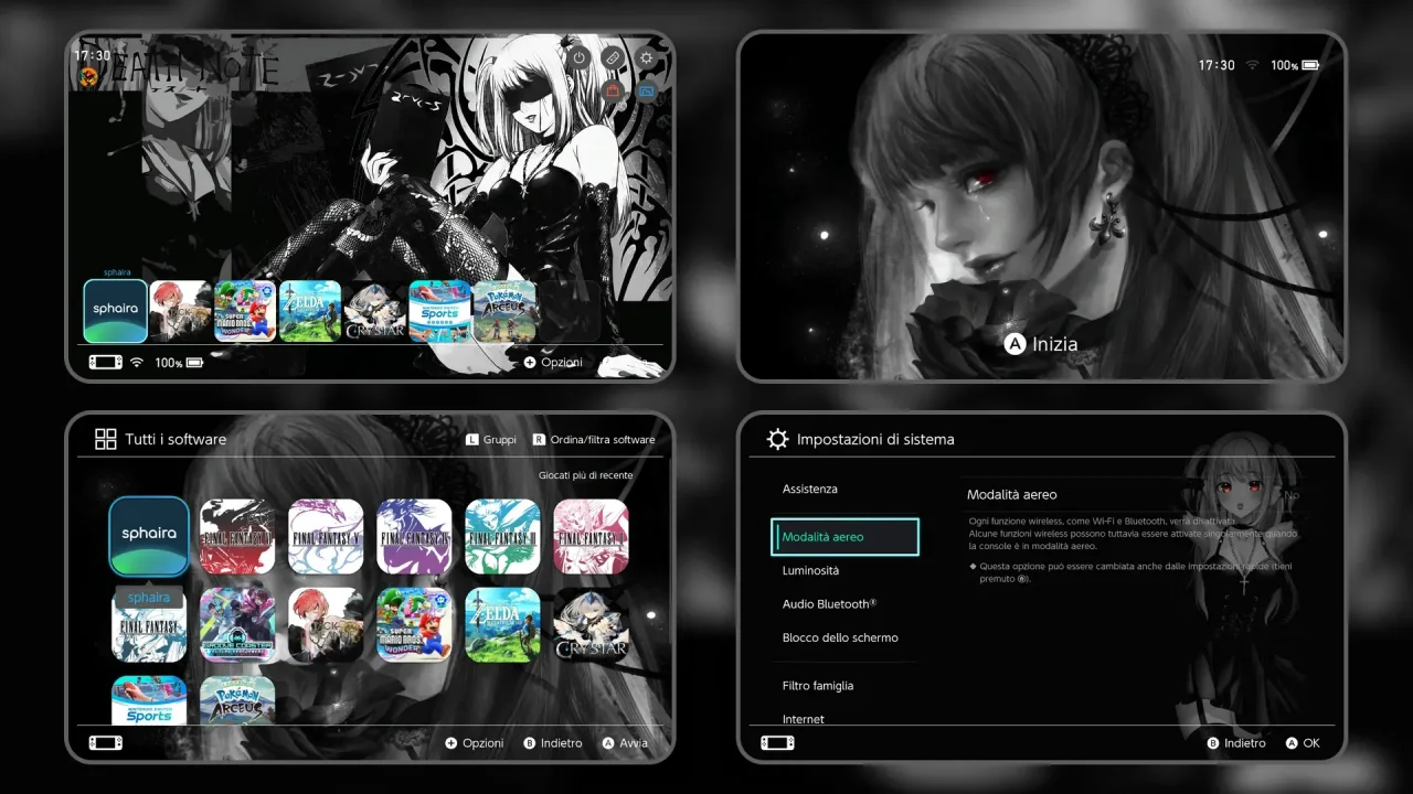 Misa Amane DARK | Switch Theme Packs | Themezer