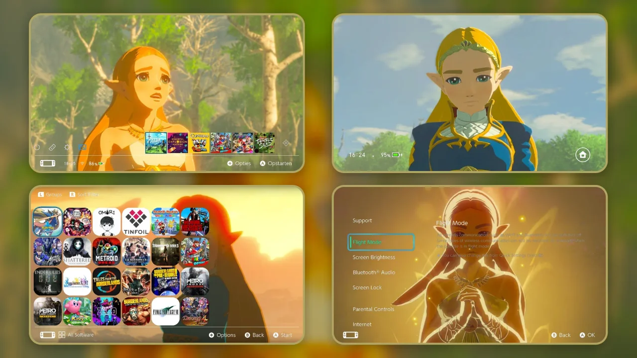 Zelda | Switch Theme Packs | Themezer