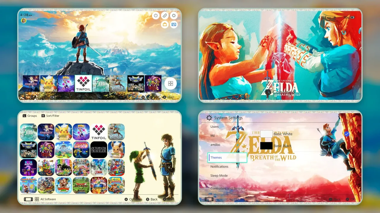 Zelda Breath Of The Wild | Switch Theme Packs | Themezer