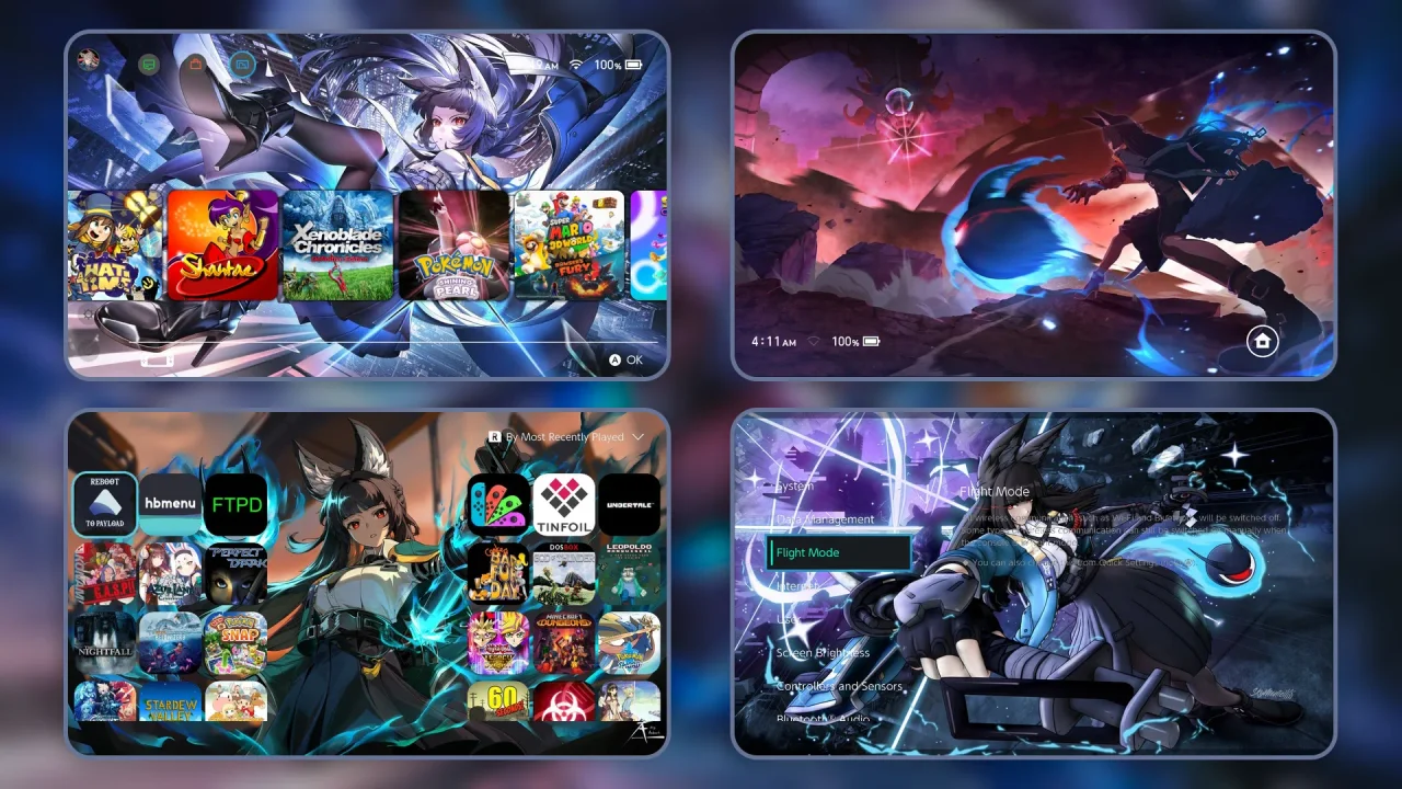 miyabi pack | Switch Theme Packs | Themezer