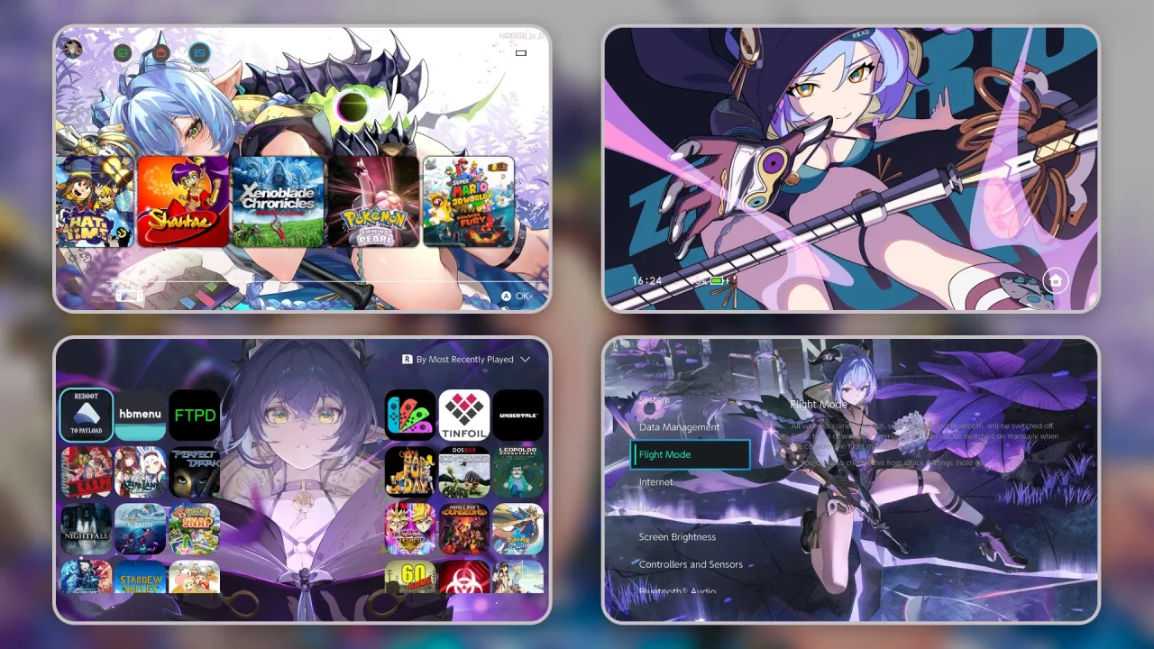 lucia pack | Switch Theme Packs | Themezer