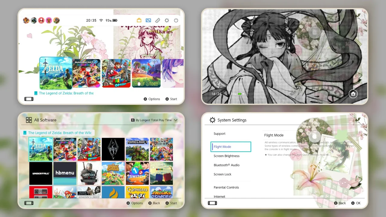 Apothecary diaries | Switch Theme Packs | Themezer