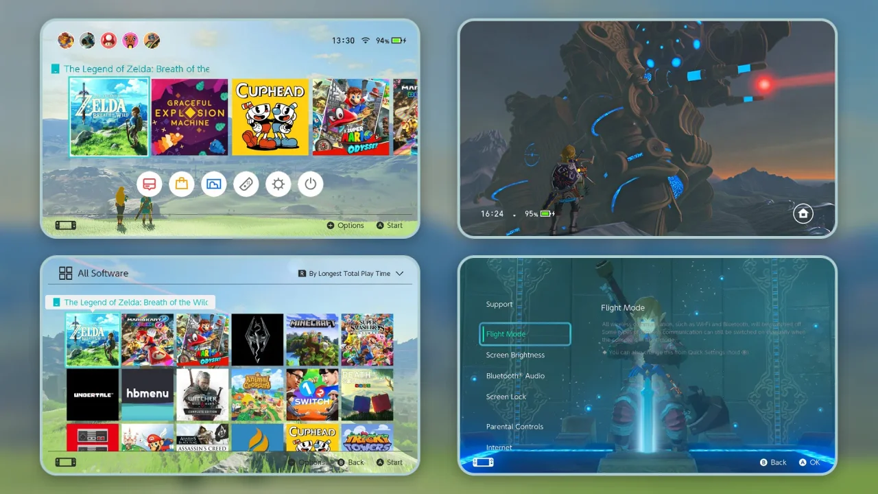 Zelda botw | Switch Theme Packs | Themezer